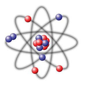 Atom - illustration on a white background